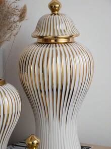 1pc Premium Creative Vase, Decoration For Living Room, Kitchen, Porch, Tabletop Ornament, Home Decor Vase, Holiday Decor, Wedding Vase, New Year Gift, Available In Large And Small Size, Please Note The Size When Purchasing - Multicolor - View 2