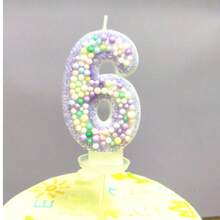 Colorful Trending Macaron Birthday Candles Cake Decorations - Color - View 10