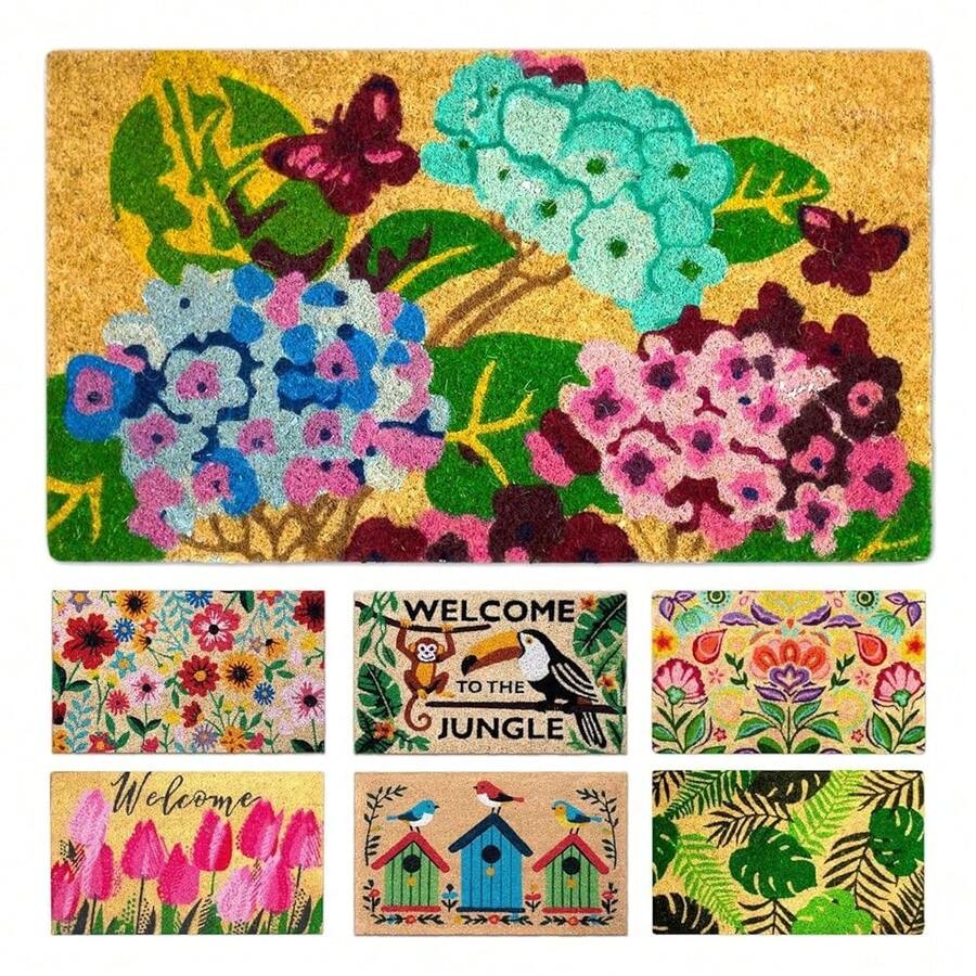 Coir Door Mats Outdoor, Door Mat Outside Entrance, Welcome Mat Indoor, Doormat Outdoor, Funny Door Mats Outside, Coir Doormat 16\X27.5\ (Garden) - Garden - 查看 1