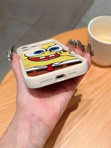 SPONGEBOB 1个卡通海绵宝宝极简设计防震手机壳，适用于三星/苹果17/16/15/14/13/12/11 Pro Max/12 Pro/14 Plus及其他型号 - 彩色 - 查看 8