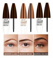 TendenciaGel Tinte Cejas Peel-off Resistente Al Agua 24h Pelado FácilCalidad premium - Marrón claro - Ver 4