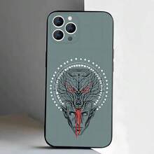 Funda de teléfono Dragon A-Age Inquisition compatible con  17,16,15,14,13,12,Pro,Max,Plus,E,SE4,Air,Mini, caja suave negra, cubierta compatible con funda de  17 pro max, funda de  17 pro, funda de  17, funda de  16 pro max - z4 - Ver 12