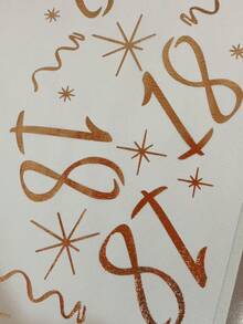 1/2 tấm khăn trải bàn số 18 màu vàng hồng, kích thước 11.02*108.27/196.85/393.7 inch, dùng trang trí tiệc sinh nhật, kỷ niệm, nghỉ hưu, tiệc sinh nhật, đồ dùng tiệc tùng, Ngày của Cha, Ngày của Mẹ. - Nhiều màu - Xem 1