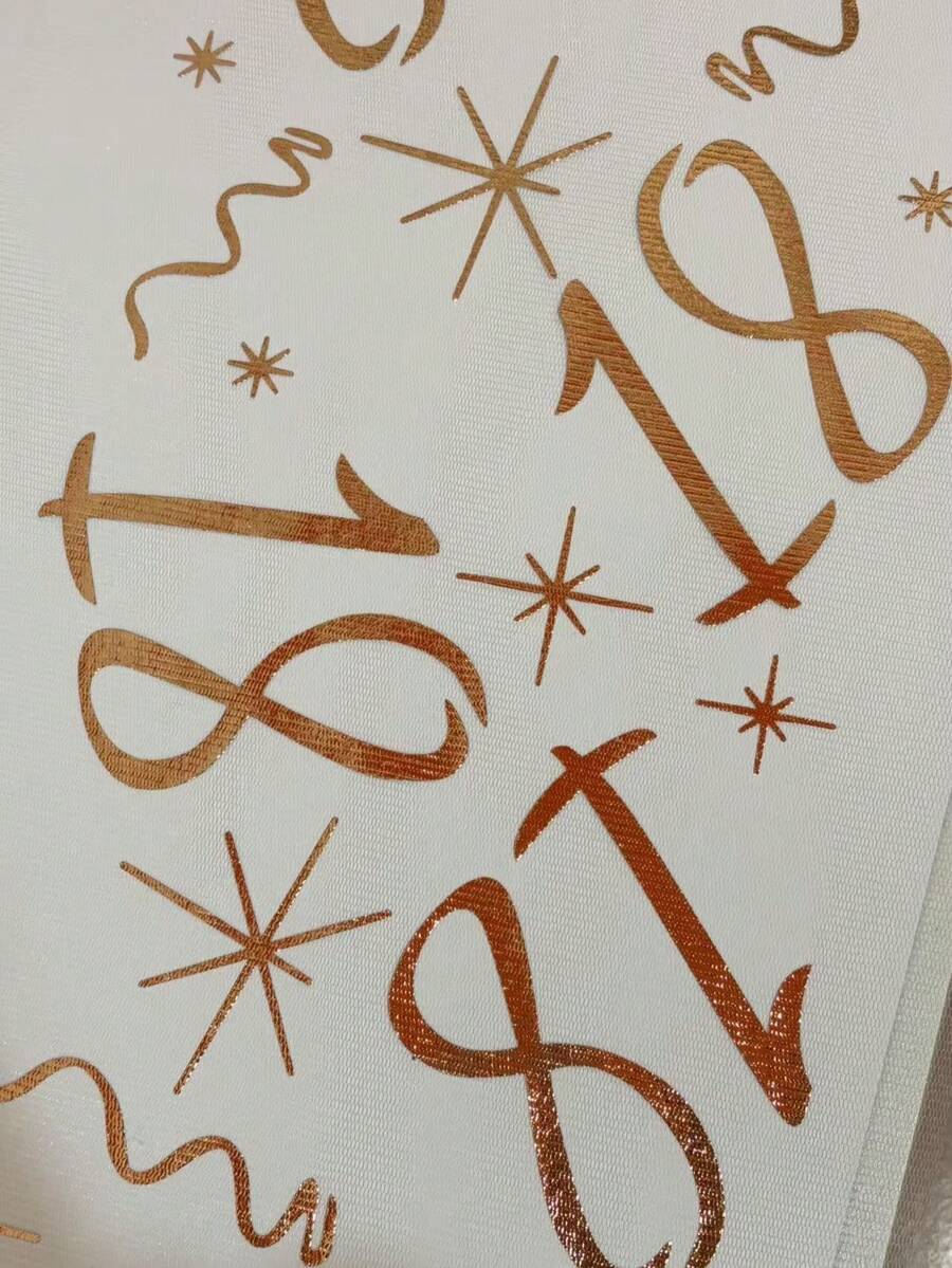 1/2 tấm khăn trải bàn số 18 màu vàng hồng, kích thước 11.02*108.27/196.85/393.7 inch, dùng trang trí tiệc sinh nhật, kỷ niệm, nghỉ hưu, tiệc sinh nhật, đồ dùng tiệc tùng, Ngày của Cha, Ngày của Mẹ. - Nhiều màu - Xem 1