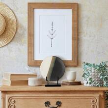 1pc Iron Art Display Rack, Multipurpose Storage Shelf For Photo Frames/Plate Decor, Minimalist Black Desktop Display Stand - Multicolor - View 4