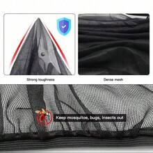 Easypie Selection 2 Or 4 Piece Car Window Nets, Universal Mosquito Screens For All Cars - Ventilated Protection For Sunshade, Door And Side Window - Black - View 8