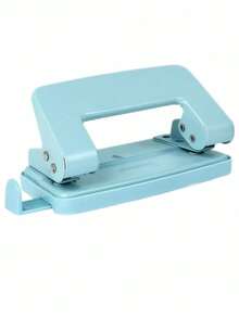 1 件装双孔打孔机桌面打孔器，手动双孔打孔机，适用于活页夹，学生办公便携式打孔机 - 彩色 - 查看 14