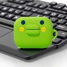 1pc Cute Big Mouth Jiji Style Bluetooth Earphone Protective Case, Compatible With Airpods 4, 3 And Apple Pro 2, Silicone Material, Can Be Used As Earphone Protective Case/Earphone Box/Earphone Holder, Unisex - Multicolor - View 3