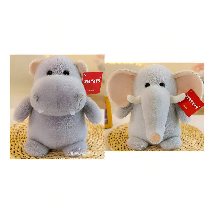 TendenciaRegalo Niños Peluche Dinosaurio - Elefante E Hipopótamo 23cm Montaje CombinadoCalidad premium - Montaje combinado - Ver 1