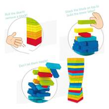 TendenciaJuego De Jenga Clásico De Bloques De Madera Familia 54pzCalidad premium - 1 - Ver 6
