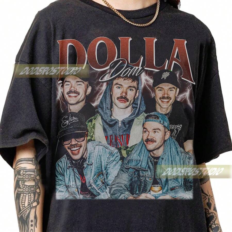 Edición limitada Camisa vintage de Dom Dolla, Regalos de música retro de Dom Dolla para mujeres y hombres, Mercancía retro de Dom Dolla, Camiseta bootleg de Dom Dolla - Negro - Ver 1