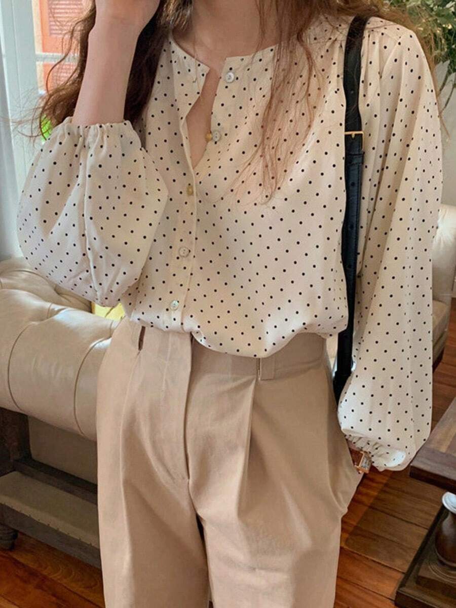 女式衬衫 - 白色 - 查看 1