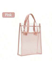 Túi Tote A4 Hai Lớp Cho Học Sinh, Túi Đựng Hồ Sơ PVC Trong Suốt Chống Thấm Nước Sức Chứa Lớn, Túi Sắp Xếp Bàn Làm Việc Đa Năng Cho Văn Phòng Phẩm, Văn Phòng & Sử Dụng Hàng Ngày Trở Lại Trường Học, Trở Lại Trường Học, Đồ Dùng Học Tập - Túi đựng đồ dạng lưới trong suốt - Xem 18