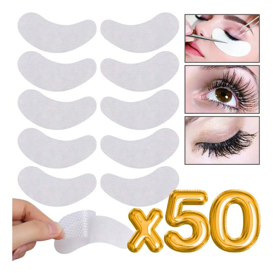 TendenciaParches Con Gel Colágeno Extensiones Pestañas 50pz FullCalidad premium - 1 - Ver 1