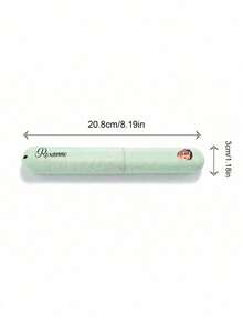 Personalized Toothbrush Cup, Customizable With Name And Photo, Portable, With Lid, Dust-Proof, Easy To Clean And Store, Travel Storage Box, Convenient To Carry, Waterproof, Made Of Durable Plastic Material, Lightweight And Compact, Multi-Functional, Suitable As Birthday Gift For Family And Friends, Also Suitable For Valentine's Day, Wedding Season, Ramadan And Other Occasions. - Multicolor - View 10