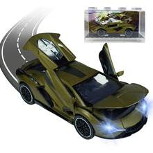 TrendAutomobile  Sián Fkp 37 Die Cast 1:24 Luz y Sonido Calidad Premium - Verde musgo - Ver 11