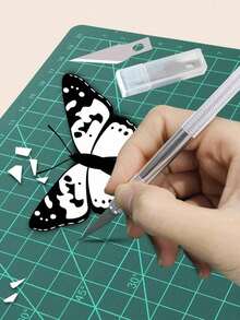 Juego de 13 cuchillos de precisión artesanales - Aleación de aluminio, ideal para cortar papel y proyectos DIY, herramientas de grabado manual - Para artesanos y entusiastas del DIY - Regalo perfecto para artistas y creadores - Multicolor - Ver 3