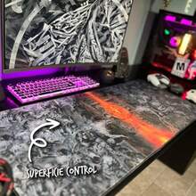 150RADZ Mousepad Gamer XXL 100x45cm DIABLOPUERTA MatAlfombrilla para Ratón Mousepad de Escritorio Grande y Antideslizante para Gamer Ordenador PC Laptop - Tipo de Enchufe B Japonés (100V) - Ver 7