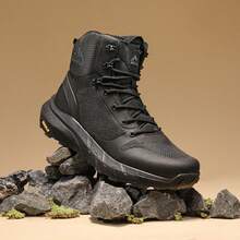 Botas Tácticas Militares para Hombre Botas de Senderismo Ligeras y Cómodas Vanguard - Negro - Ver 9