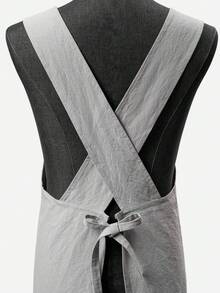 Japanese Washed Cotton Apron, Wider Shoulder Strap, Suitable For Flower Shops, Cafes, Bookstores, Kitchens, Western Restaurants