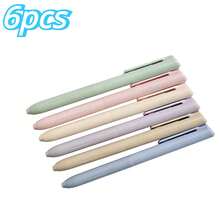 6pcs Colorful Pens, Gel Pens, Quick-Drying Ink Pens, 0.5mm Fine Point Black Ink Pens, Smooth Writing Pens, Writing, School & Office Supplies, Back To School - Multicolor - View 7