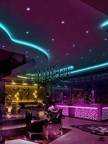 Tiras de luces LED, tiras de luces LED estéticas con control remoto RGB, tiras de luces LED con control remoto, alimentadas por USB, brillo y modos de color ajustables, múltiples efectos de iluminación, control remoto, para dormitorio, hogar, luces de color cambiante decorativas, para fiestas de habitación, fiestas de cumpleaños, decoraciones navideñas, TV, habitación, escaleras, vacaciones - luz de color - Ver 3