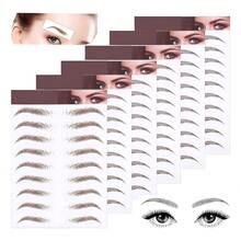 TendenciaPlantilla Ceja Impermeable Sello Pegatina Maquillaje TatuajeCalidad premium - Marrón - Ver 3