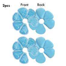 Lyntimo 2个柔软天鹅绒乳房冰袋，冷热疗法，哺乳妈妈必备 - 彩色 - 查看 14