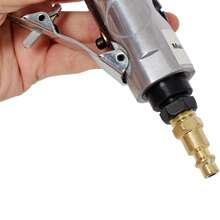 1/4" Air Angle Die Grinder,Ball Bearing Construction,Mini Pneumatic Angle Die Grinder, Compact Air-Powered Grinder For Grinding, Polishing, Porting, And Deburring - Silver - View 6