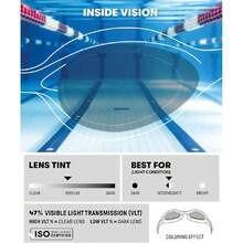 Goggles Natación Spider Jr,37413038 - Marrón Mocha - Ver 2