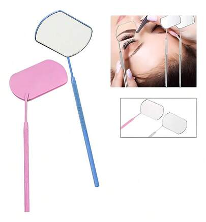 Tendencia2pc Espejo Grande Para Extensiones De Pestañas O DentalCalidad premium
