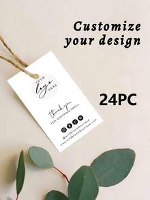 Thẻ treo đục lỗ tùy chỉnh, hỗ trợ in một mặt và hai mặt, phù hợp cho thẻ quần áo, nhãn bao bì quà tặng, thẻ tiệc cưới (24/20 tờ/gói), thẻ phong cách Bohemian cho doanh nghiệp nhỏ, mẫu thẻ quần áo cao cấp, nhãn sản phẩm tối giản hiện đại, thẻ treo tối giản, nhãn bán lẻ có thể chỉnh sửa. - Nhiều màu - Xem 13