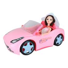 TendenciaCoche Deportivo Rosa Con Muñeca Juguete NiñasCalidad premium - Rosa - Ver 4