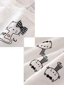 5 chiếc quần lót in hình mèo dễ thương, bộ đồ lót ngọt ngào giá cả phải chăng dành cho phụ nữ trẻ. - Nhiều màu - Xem 5