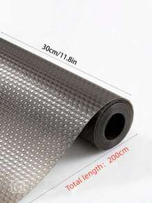 1 Roll Transparent Waterproof Non-Slip Mat, Suitable For Kitchen Cabinets, Shelves, Desks - Multicolor - View 10