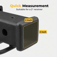 Universal Rubber Trailer Hitch Cover For Vehicles 2-Inch Off-Road Trailer Hitch Cover Silicone Trailer Hitch Plug Towing Cover