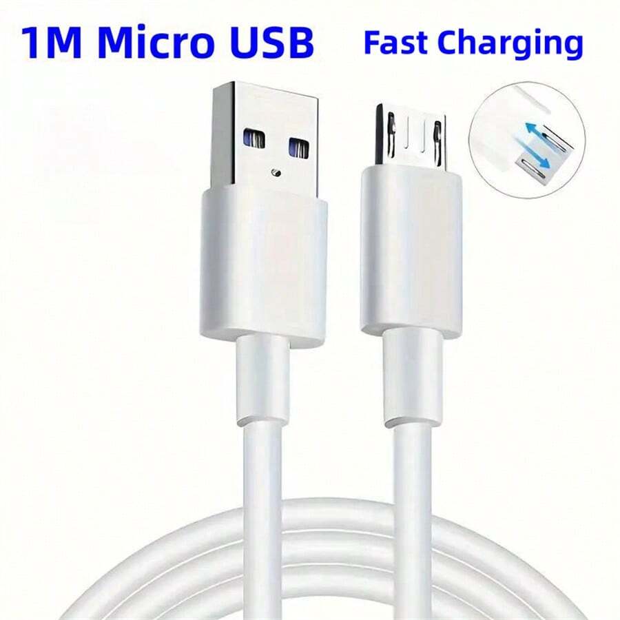 1/2/3/5 Packs Micro USB Cable, Android Charger Cable USB2.0 Data Sync And Fast Charging Cord For Ssung Galaxy S6 S7, HTC, MP3, Tablet And More ( 1m/3.3ft )