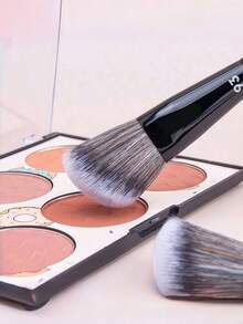 1pc 93 Cream Blush Brush Angled Blush Makeup Brush Liquid Blush Makeup Tool - Black - View 5
