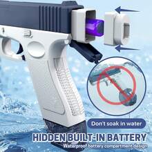 Tendencia2pcs Pistola De Agua Eléctricas Juguete Para Niños Y Adultos AzulCalidad premium - 1 - Ver 3