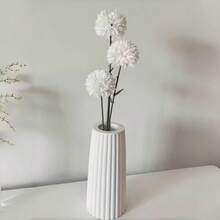 Large Size Striped Vase Silicone Mold, Suitable For Resin Casting, Gypsum, Cement, Handmade Gifts And Desktop Decor - White - View 7