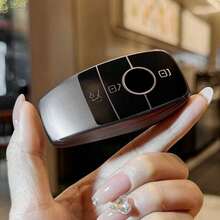 1个灰色TPU汽车钥匙遥控器保护套，适用于E级、C级、S级、GLC级、E200、E400、E63、W213、S550、S560、C260、A200车型 - 鑰匙保護套 - 查看 6