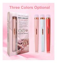 TendenciaPulidor Esmeril Uñas Recargable 5 Puntas Led Kit Manicure RosaCalidad premium - Rosa - Ver 9