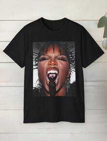 Doechii Demon Scream Shirt, Doechii Shirt, Doechii, Doechii Hirt, Doechii Tour Shirt, Uni Sizin - 黑色 - 查看 1