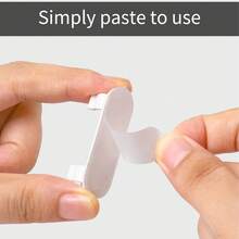 40PCS Non Perforated Wire Holder, Self-Adhesive High Viscosity Seamless Plug-In Cable Organizer, Cable Organizer, Wire Holder, Cable Clip, Data Cable Clip - Multicolor - View 5