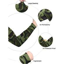 Mangas para Brazos UV Hombre Deportivas, 3 Pares Mangas Protectoras para Brazo Estampados Mangas para El Sol,37333801 - Multicolor - Ver 2