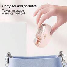 Cortador De Uñas Electrico, Cortauñas Electrico Con Luz Auxiliar y 2 Velocidades, Funciones Integradas Del Molinillo De Uñas, Tijeras De Uñas para Bebés, Niños, Personas Mayores y Adultos (Rosa),37326995 - Oro rosa - Ver 5