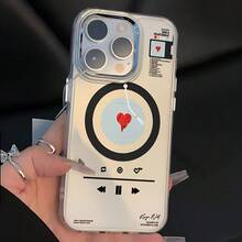 Funda para Teléfono con el Nuevo Álbum deúsica de K-, el Nuevo Artista de, Compatible con 17, 16E, 16, 15, 14, 13, 12, 11 Pro,, X, XR, XSMAX, 8, Plus.Incluye Marco de Lente Plateado Metálico y una Funda Trasera Suave Transparente.17  17promax - transparente - Ver 5