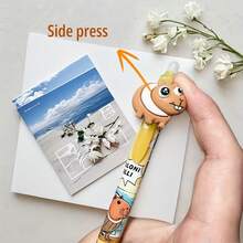 Set de 12 bolígrafos de gel borrables con temática de mitología china, punta fina de 0,5 mm, tinta azul, con borrador incorporado, excelente para tomar notas y escribir, perfecto para oficina, escuela, cumpleaños, Navidad, Halloween, Año Nuevo, ¡regalos de Pascua! - Multicolor - Ver 4