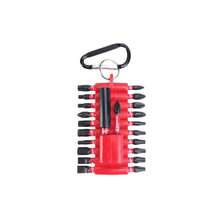 22pcs/Set Electric Screwdriver Bit Set, Black Magnetic Sleeve Bits, Hex, Torx, Slotted Bits Storage Rack - Multicolor - View 10