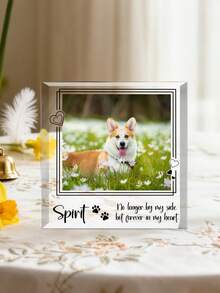 Personalized Pet Paw Memorial Acrylic Ornament-19styles,Personalized Pet Gift With Your Own Photo For Pet Lovers, Custom Pet'Name, Custom Picture In Memory Of Pet, Pet Loss Sympathy Gift, Dog Bereavement Gift, Memorial Gifts For Loss Of Pet - Multicolor - View 26